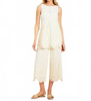 NEW MESTIZA NEW YORK oceane pants in ivory